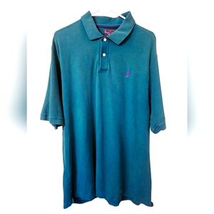 Mens Green Classic POLO Shirt Payne Stewart Legacy Size Large Cotton